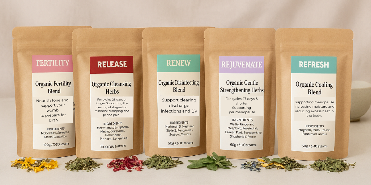 Yoni Steam Herbs &amp; Teas - Eco Period Australia
