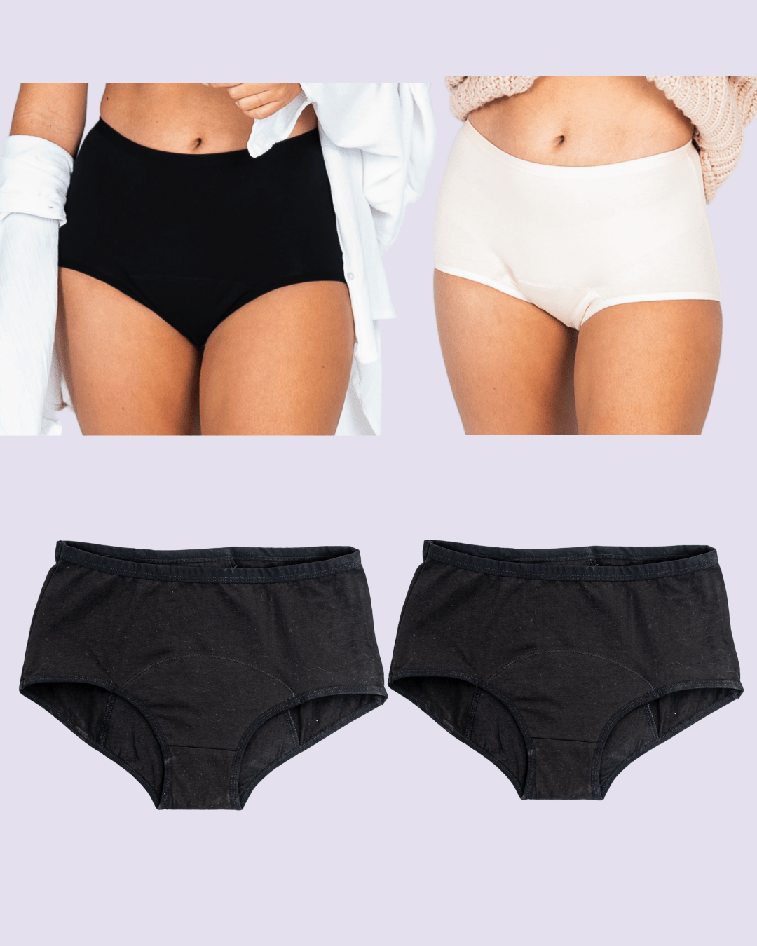 Cycle Saver Pack| 4 pack Period Underwear - Underwear
