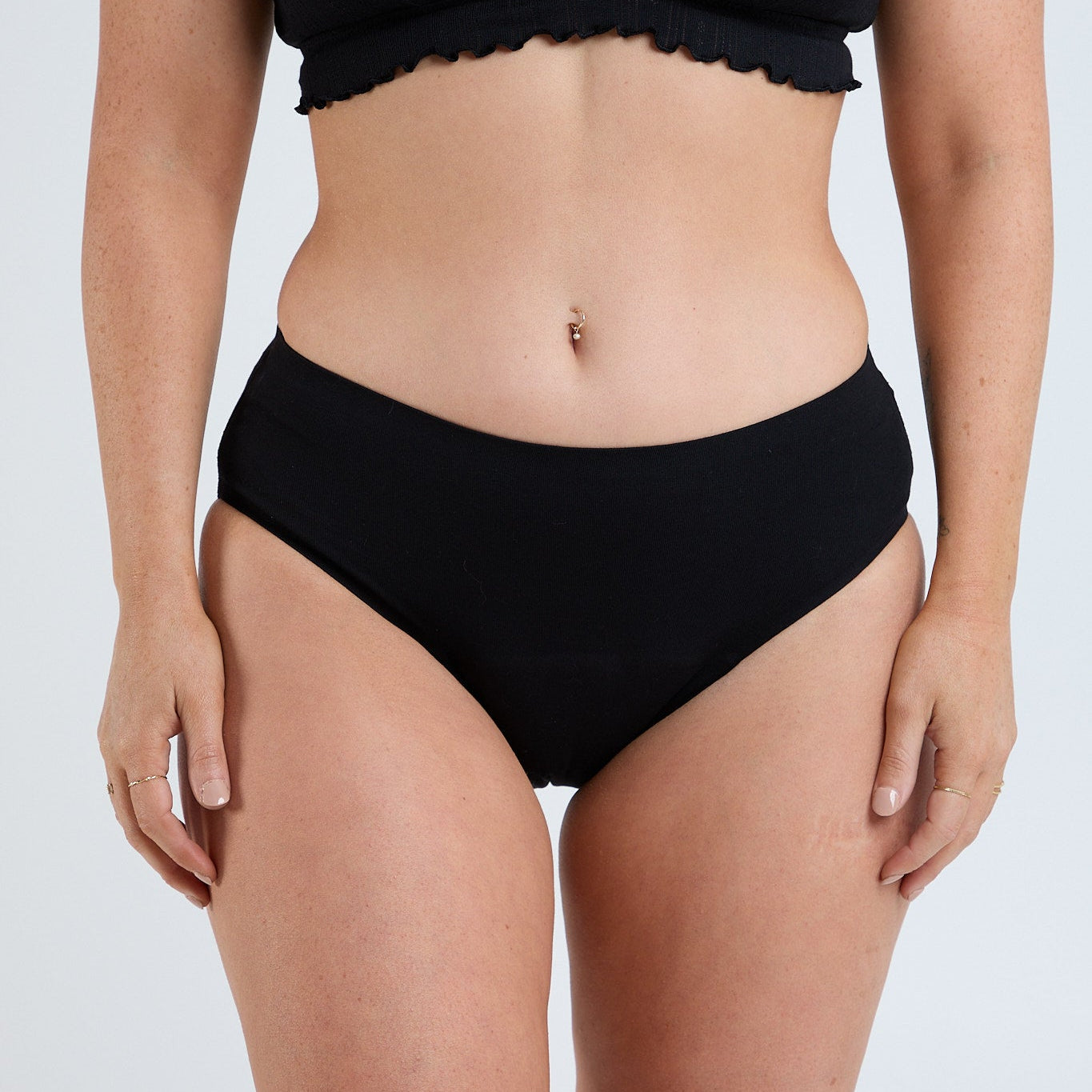 Invisi Seamfree Period Undies - Black