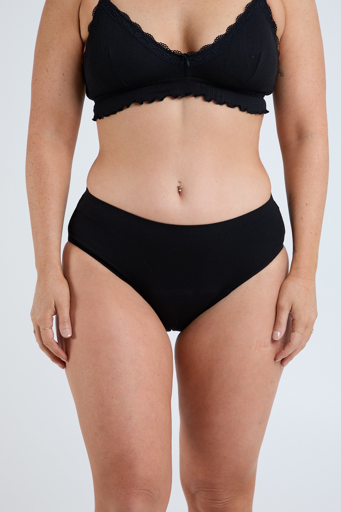 Invisi Seamfree Period Undies - Black