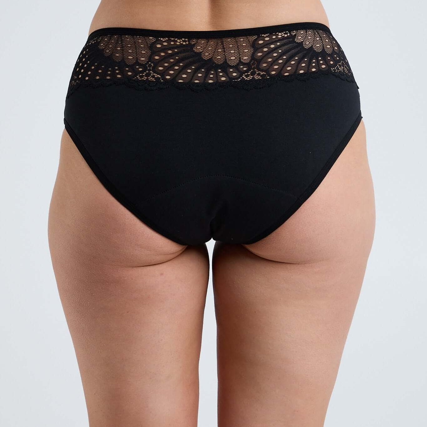 Orgaknix Lace Hipster Period Briefs - Underwear