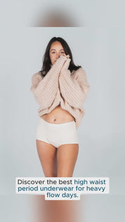 Period Underwear – High Waist, Mod/Heavy | Orgaknix