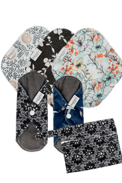 Eco Liner Pack - (5 small eco pads and wet bag) - Feminine Pads & Protectors